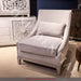 Liberty Furniture Harlequin Upholstered Accent Chair in Weathered Linen - Furniture 4 Less (Jacksonville, NC)