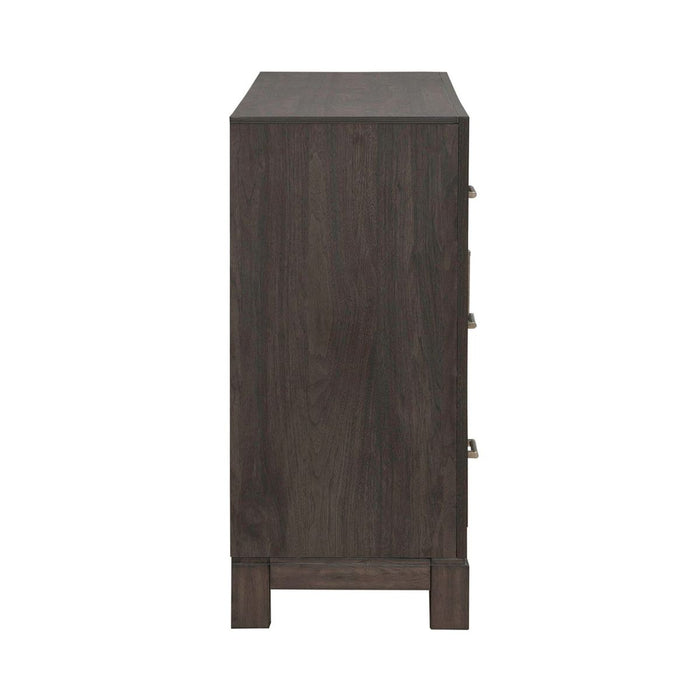 Liberty Furniture Modern Edge 2 Door 6 Drawer Dresser in Caffe - Furniture 4 Less (Jacksonville, NC)