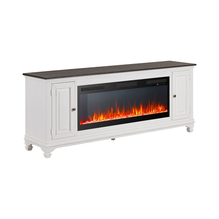 Fireplace TV Consoles 417 80 Inch Console w/ Fire FTS - Furniture 4 Less (Jacksonville, NC)