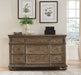 Liberty Furniture Carlisle Court 9 Drawer Dresser in Chestnut with Dusty Wax - Furniture 4 Less (Jacksonville, NC)