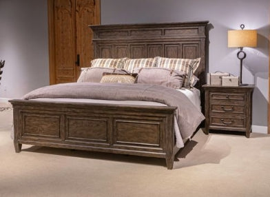 Liberty Furniture Paradise Valley Queen Panel Bed in Saddle Brown - Furniture 4 Less (Jacksonville, NC)