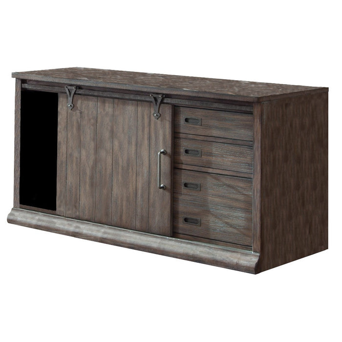Liberty Stone Brook Computer Credenza in Rustic Saddle - Furniture 4 Less (Jacksonville, NC)