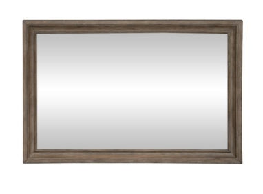 Liberty Furniture Town & Country Landscape Mirror in Dusty Taupe - Furniture 4 Less (Jacksonville, NC)