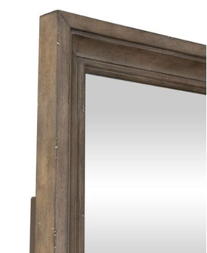 Liberty Furniture Town & Country Landscape Mirror in Dusty Taupe - Furniture 4 Less (Jacksonville, NC)