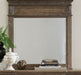 Liberty Furniture Carlisle Court Landscape Mirror in Chestnut with Dusty Wax - Furniture 4 Less (Jacksonville, NC)