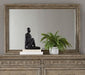 Liberty Furniture Town & Country Landscape Mirror in Dusty Taupe - Furniture 4 Less (Jacksonville, NC)