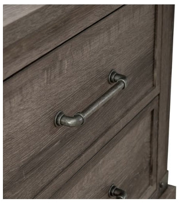 Liberty Furniture Lakeside Haven Nightstand w/ Charging Station in Brownstone - Furniture 4 Less (Jacksonville, NC)