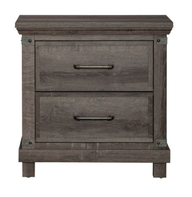 Liberty Furniture Lakeside Haven Nightstand w/ Charging Station in Brownstone - Furniture 4 Less (Jacksonville, NC)