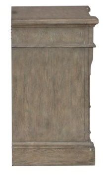 Liberty Furniture Town & Country 3 Drawer Nightstand w/ Charging Station in Dusty Taupe - Furniture 4 Less (Jacksonville, NC)