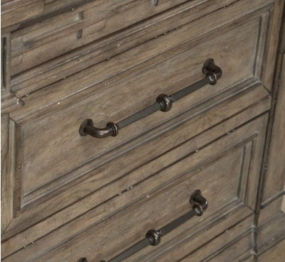 Liberty Furniture Town & Country 3 Drawer Nightstand w/ Charging Station in Dusty Taupe - Furniture 4 Less (Jacksonville, NC)