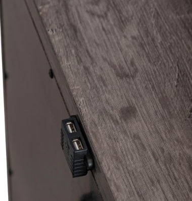 Liberty Furniture Lakeside Haven Nightstand w/ Charging Station in Brownstone - Furniture 4 Less (Jacksonville, NC)