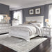 Liberty Furniture Abbey Park King Panel Bed in Antique White - Furniture 4 Less (Jacksonville, NC)