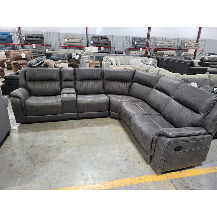 reclining sectional with console $1199