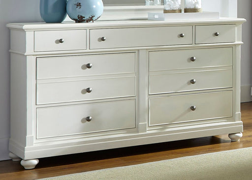 Liberty Furniture Harbor View II 7 Drawer Dresser in Linen through 9/15 - Furniture 4 Less (Jacksonville, NC)